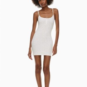 Sunday Best Chill Rolo dress medium Aritzia White Polka Dot Mini Dress